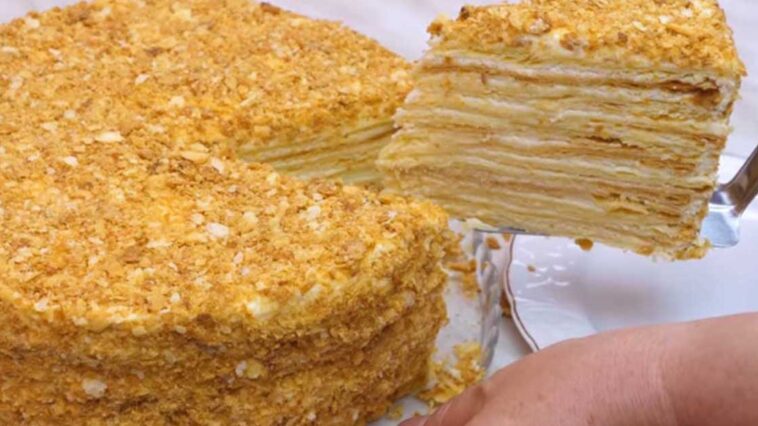 Przepis na tort napoleon ciasto